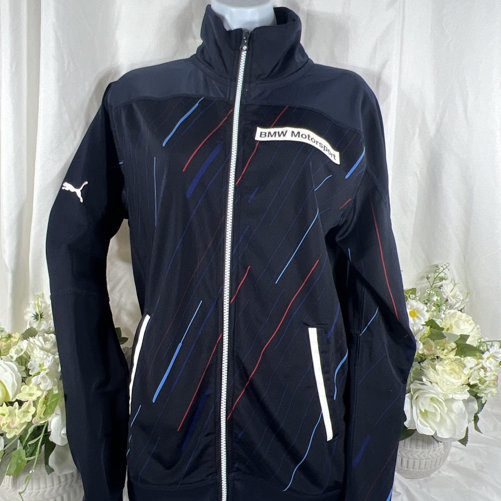 BMW Puma Sweatshirt Track Polyester Jacket‎ Medium